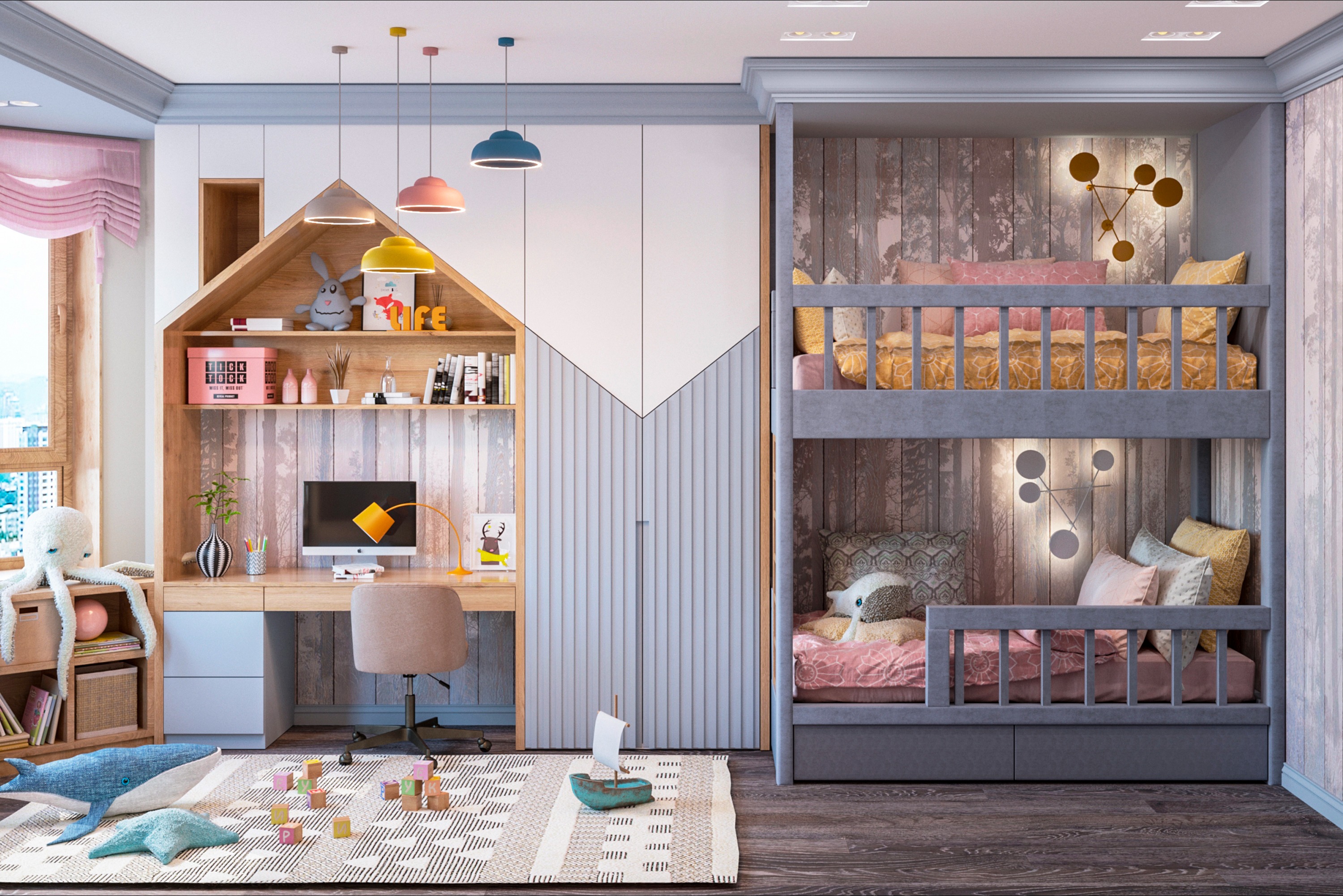 Дизайн интерьера детской комнаты 3 - zakriart