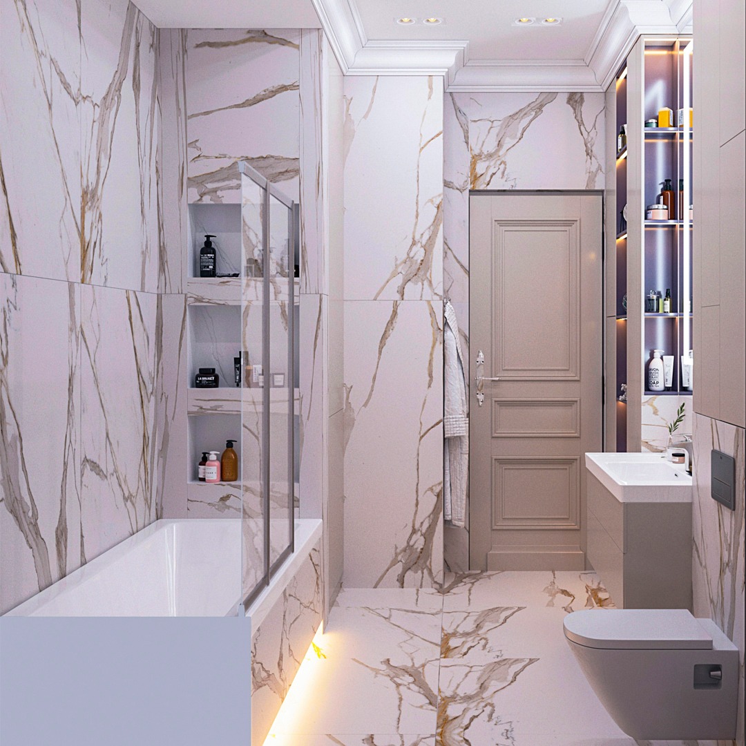 Дизайн интерьера ванной комнаты 3 - zakriart