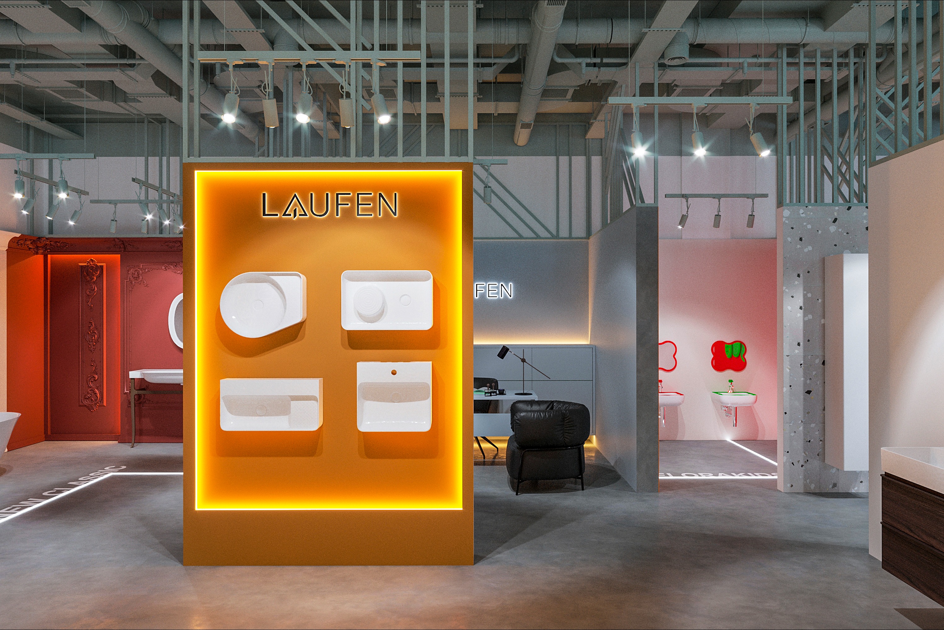Дизайн интерьера бутика Laufen 4 - zakriart
