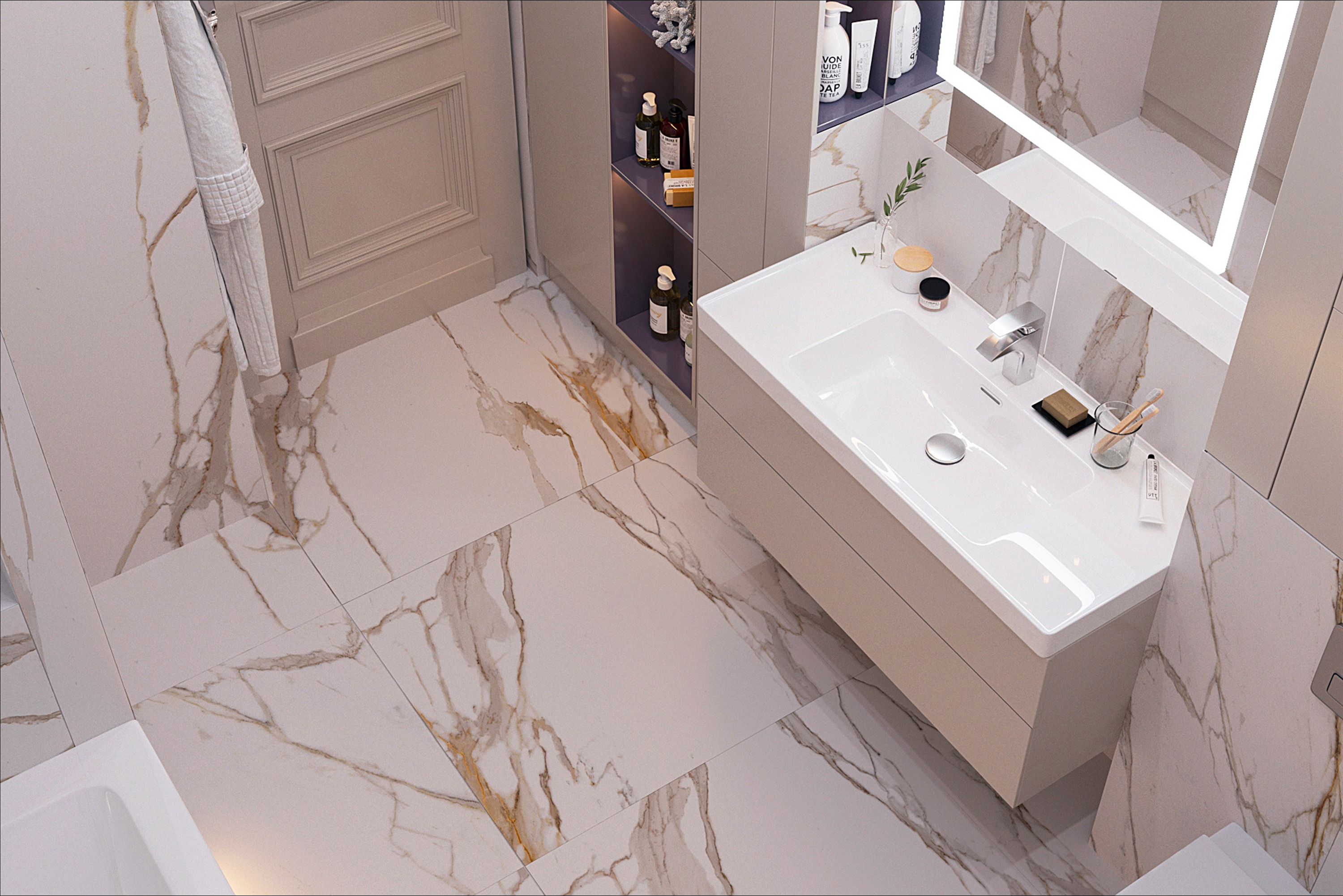 Дизайн интерьера ванной комнаты - zakriart