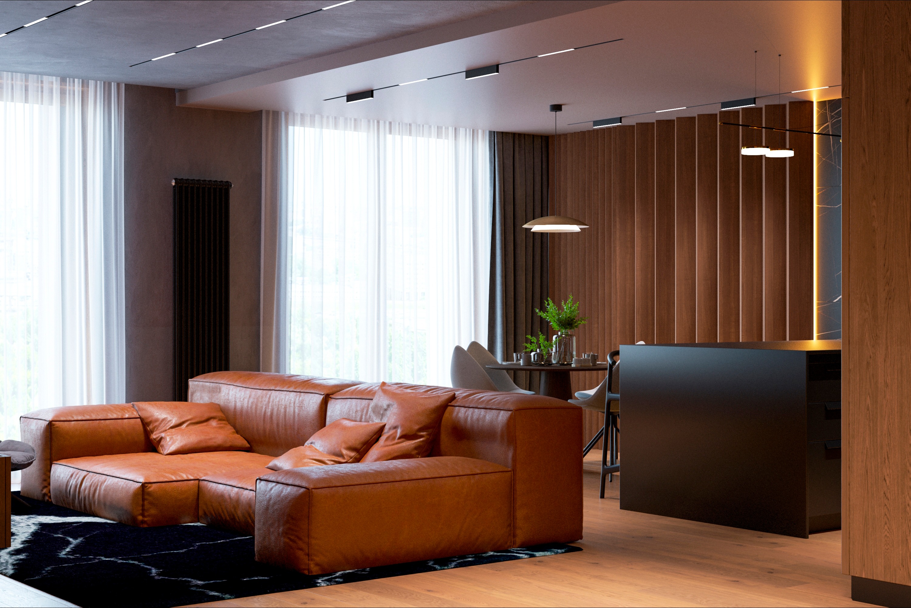 Дизайн интерьера гостиной-лаундж 2 - zakriart